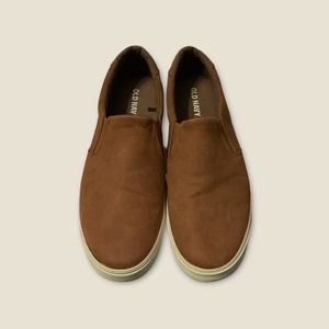 Old Navy  New Slip On Sneakers Men’s size 11 Cognac